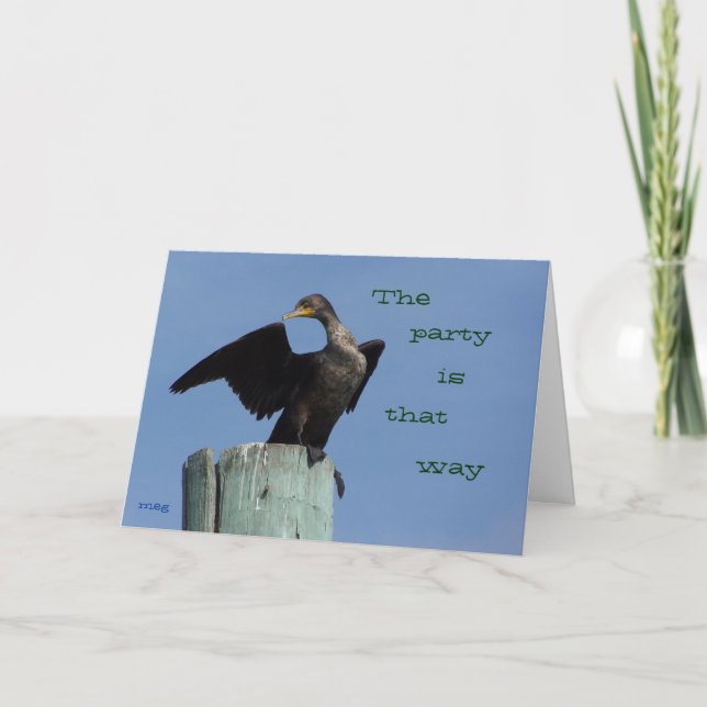 Convite The Party's That Way (Frente)