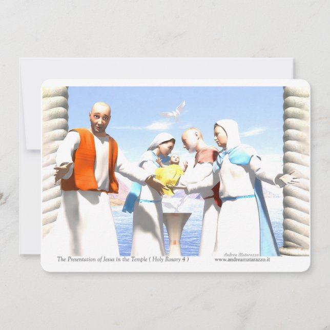 Convite The Presentation of Jesus in the Temple (Frente)