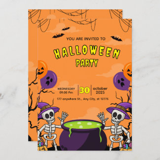 Convite The ultimate Halloween invitation of this year