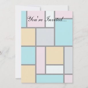 Convite Theo Van Doesburg - Composição 17 - Arte Mondria