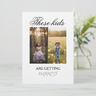 Convite These Kids Are Getting Married Sign These Kids Are