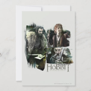 Convite THORIN OAKENSHIELD™, BILBO BAGGINS™ E Gandalf Art