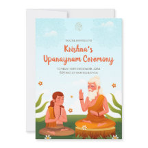 Thread Ceremony Calls & Upanayanam convida