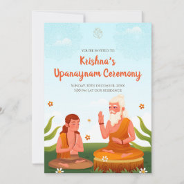 Convite Thread Ceremony Calls & Upanayanam convida