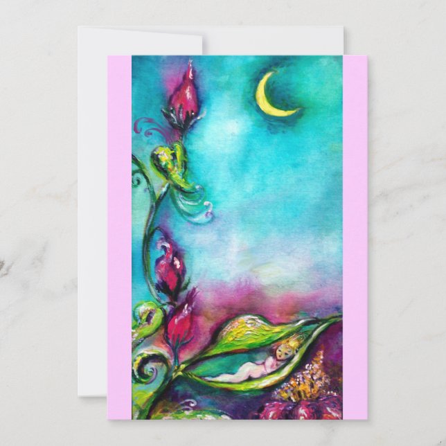 CONVITE THUMBELINA, CHÁ DE FRALDAS (Frente)