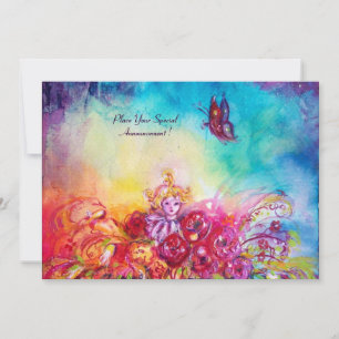 CONVITE THUMBELINA, FLOWER BASKET E BUTTERFLY