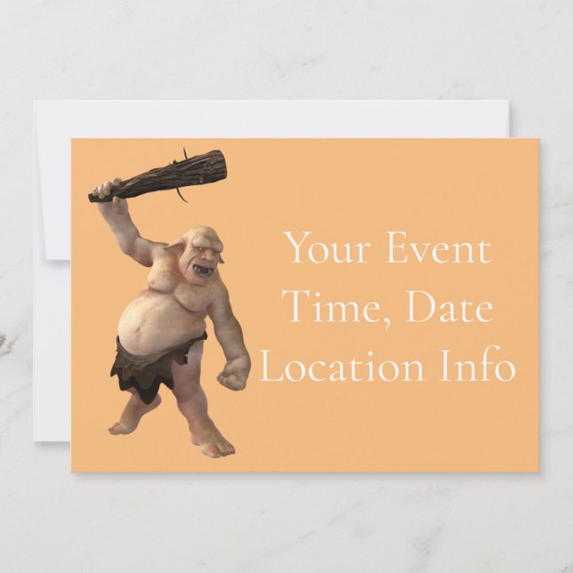 Convite Thunder_Cove do Troll Feio (Frente)