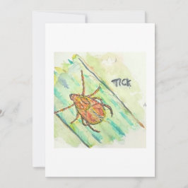 Convite Tick Greeting Card