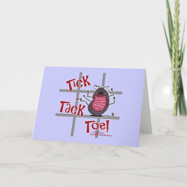 Convite Tick Tack Toe! (Frente)