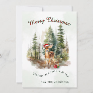 Convite Tidings of Joy Christmas Greeting Card