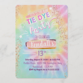 Convite Tie Dye