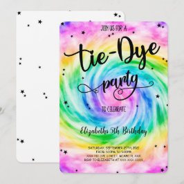 Convite Tie Dye