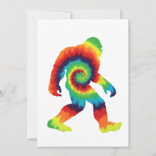 Convite Tie Dye Pé Grande