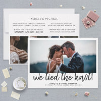 TIED THE KNOT | Elopement 4 Photo Reception Only