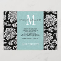 Tiffany Black Monograma Damask Salvar Data