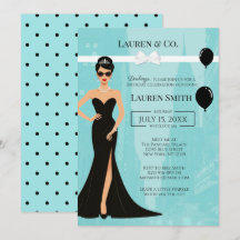 Tiffany's Birthday and Co Audrey Invitation