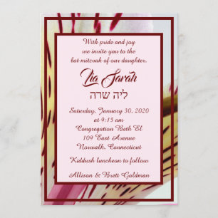 Convite Tiger Lily Invitation