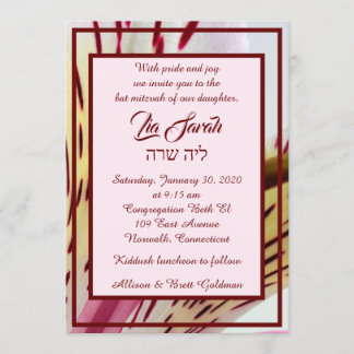 Convite Tiger Lily Invitation