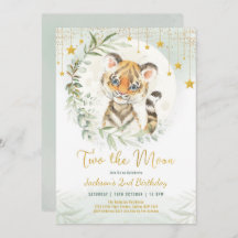 Tigre Dourado verde Dois o segundo aniversário da