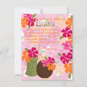 Convite Tiki Blossoms