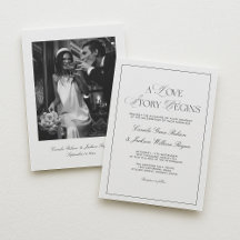 Timeless Old Money Black and White Wedding