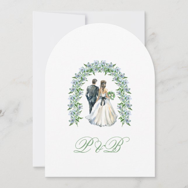 Convite Timeless Romance – Elegant Wedding Collection 2026 (Frente)