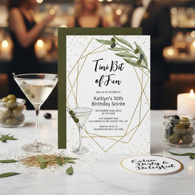 Convite Tini Bit Of Fun Martini Soirée (Criador carregado)