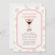 Tini Bit Older Espresso Martini Coquette Birthday