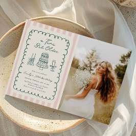 Convite Tini Bit Older Hand Drawn 30th Birthday Photo