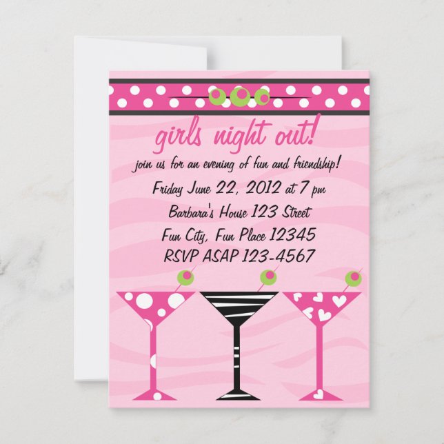 Convite Tinis! (Frente)