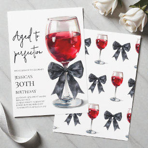 Convite Tinto Envelhecido à Perfeição Arco de Vinho Festa 