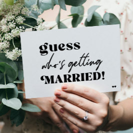 Convite Típica engraçada casamento casual moderno