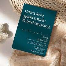 Típica Mínima e Engraçada Moderna Casamento Profun