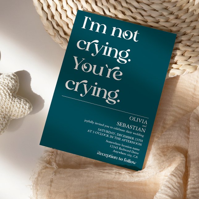 Convite Típica Mínima e Engraçada Moderna Casamento Profun (Criador carregado)