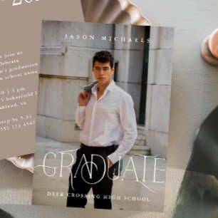 Convite Tipo de na moda Foto 2022 Taupe de Festa de format