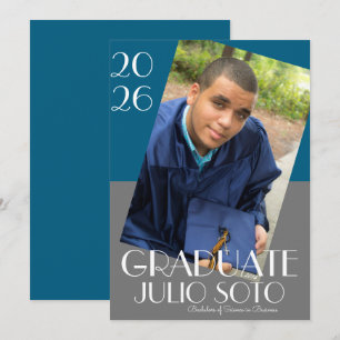 Convite Tipografia de Graduação Moderna 2026 Foto