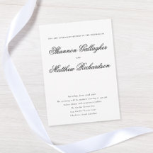 Tipografia de Letra Elegante Preto e Branco Casame