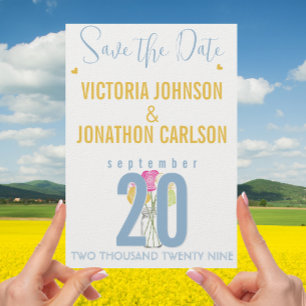 Convite Tipografia de Ranunculus de Fotografia Casamento M