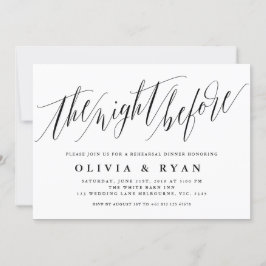 Convite Tipografia de Script Elegante