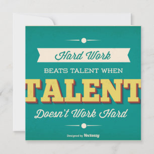 Convite Tipografia do estilo Vintage