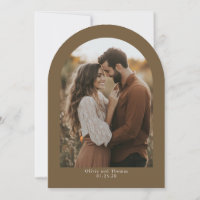 Tipografia Minimalista Moderna Foto de Casamento M