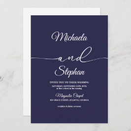 Convite Tipografia Moderna | Bold Bellisia Wedding