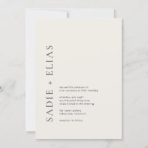 Tipografia Moderna Casamento Beige Elegante