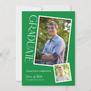 Convite Tipografia Moderna Simples Festa de Formatura