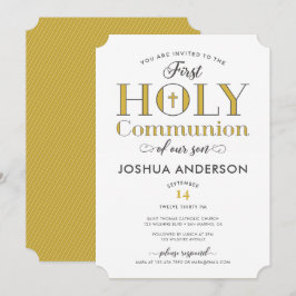 Convite Tipografia Primeira Comunhão Sagrada