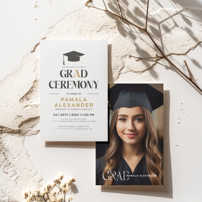 Convite Tipografia Retroativa Do Partido Da Cinza Dourada  (Criador carregado)