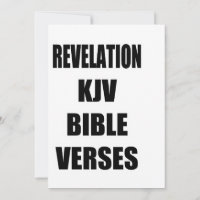Tipografia "Revelação Versículos da Bíblia KJV"