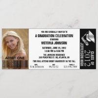 Tíquete de Admissão de Graduação de Cores Personal