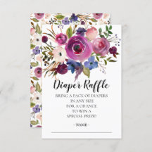 Tíquete de Fralda Azul de Plum Moderno