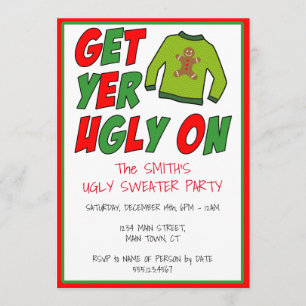 Convite Tire O Seu Sorriso No Natal Do Sweater Feio